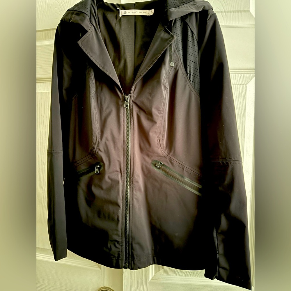 Blanc Noir Stretch Lightweight Hooded Full-Zip Jacket, From Saks, was $150